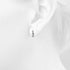 Solid 925 Sterling Silver Initial Crystal Personalised Alphabet Letter Earrings